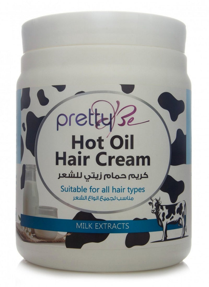 Pretty Be Hot Oil Hair Cream With Milk Extracts 1000 ML  - Image 1