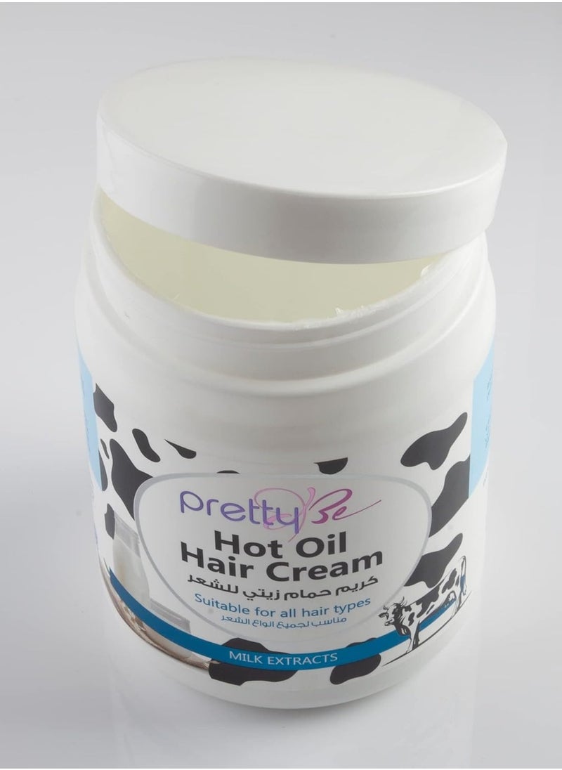Pretty Be Hot Oil Hair Cream With Milk Extracts 1000 ML  - Image 5