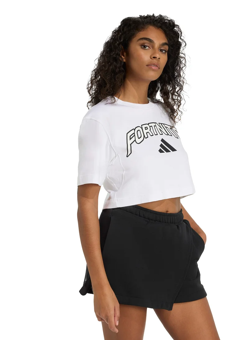 Adidas Fortnite Cropped T-Shirt