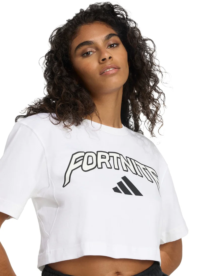 Adidas Fortnite Cropped T-Shirt