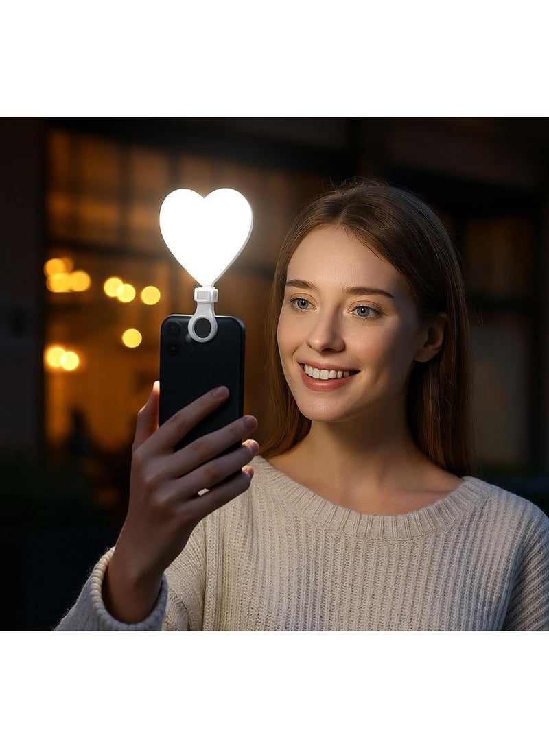 Rechargeable Selfie Ring Light with Clip – 3 Lighting Modes & Adjustable Brightness for iPhone, Laptop, Makeup, Video Calls, TikTok & Live Streaming - Image 5
