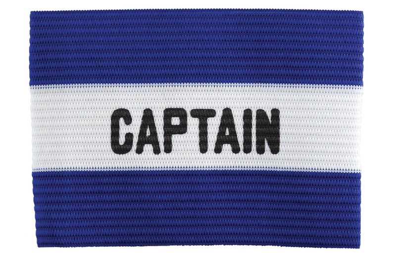 Kwik Goal Youth Captain Arm Band, Royal - Image 1