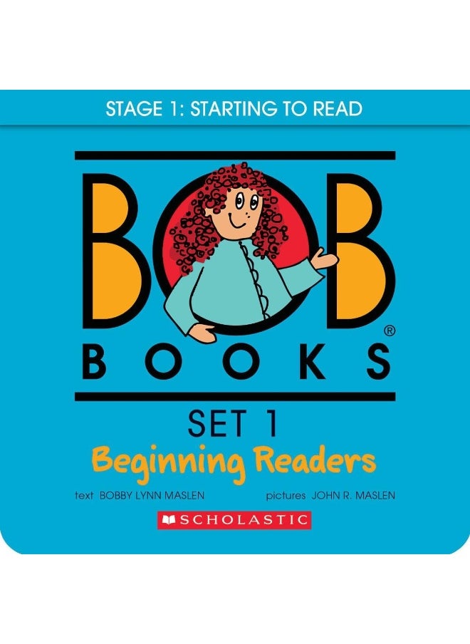 Scholastic Bob Books - Set 1: Beginning Readers Box Set Phonics, Ages 4 And Up, Kindergarten (Stage 1: Starting To Read): 01  - Image 1