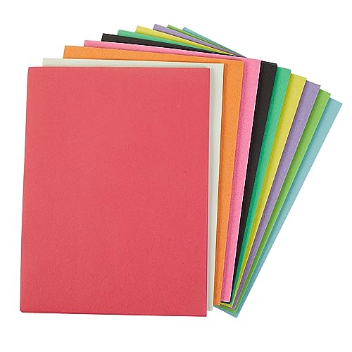 Colorations Lightweight Construction Paper, Value Pack, 10 Colors, 300 Sheets with Bonus Stencil, Everyday Use, Classroom Supplies, Daycare Supplies, Pre-School, at Home use - Image 3
