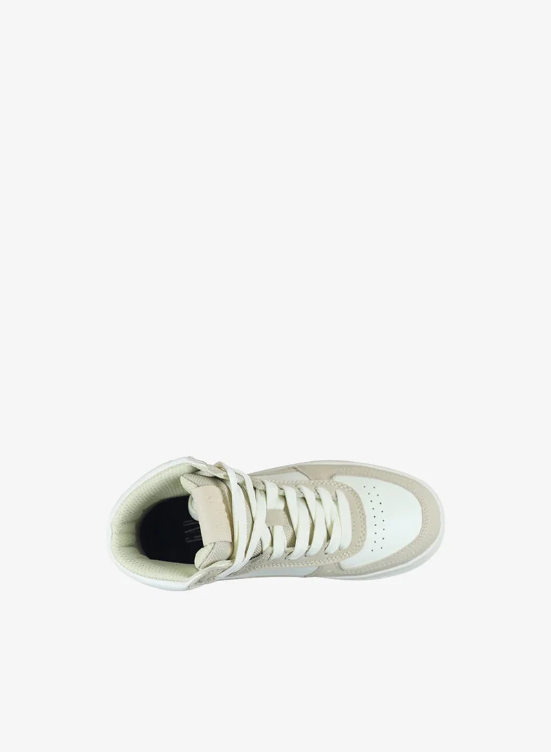 Gap  Girls' Paradise Mid High Top School Sneakers With Lace-Up Closure - Gpk5242051620 for Women | Best Price UAE