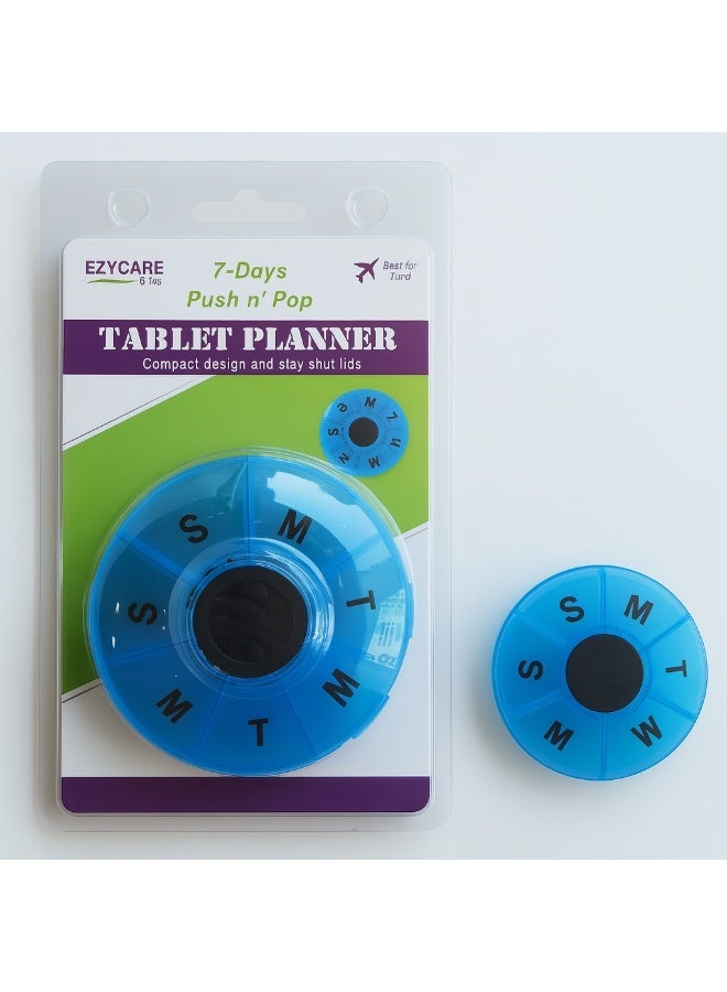 EzyCare 7 Days Push N' PopPill Reminder