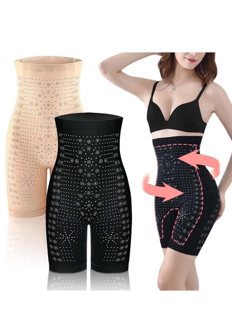 High Waisted Tummy Control Shaper Shorts for Women, Lift Hips and Flatten Abdomen, Available in Skin Color and Black - Image 1