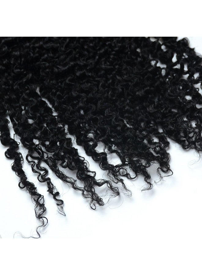 لوويجز وصلات شعر أفرو كينكي مجعد 3B 3C بمشبك للنساء ذوات البشرة السمراء، شعر بشري برازيلي أصلي بمشبك، لون طبيعي، 7 قطع/مجموعة (16 بوصة، 3B 3C أفرو كينكي مجعد) - Image 3