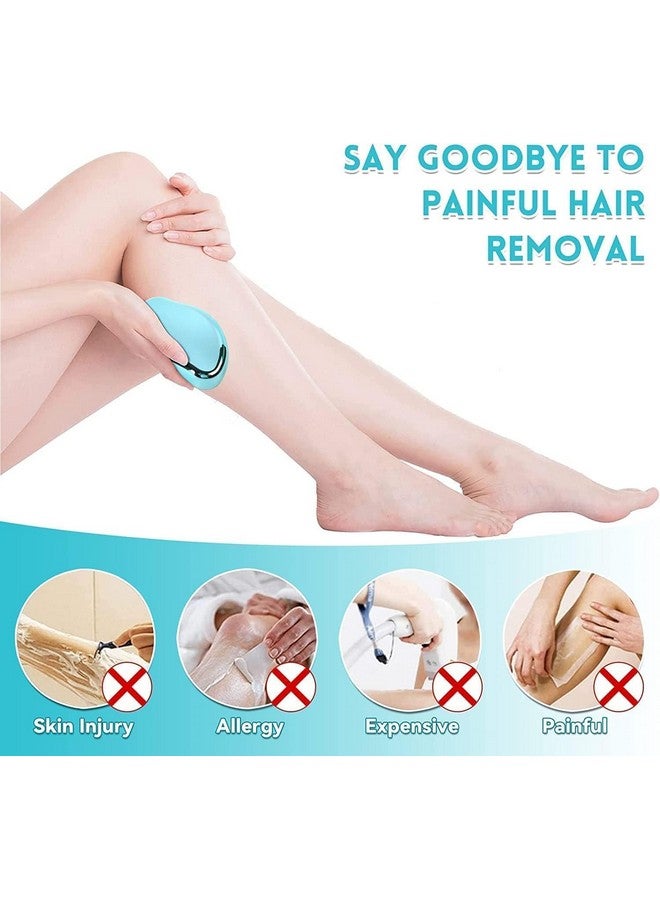 HETVIN Crystal Hair Remover| Body Hair Eraser for Women and Men| Painless, Washable & Reusable| Painless Hair Remover for Women| Crystal Hair Eraser Tool| Exfoliation Hair Remover Stone(Multicolor) - Image 4