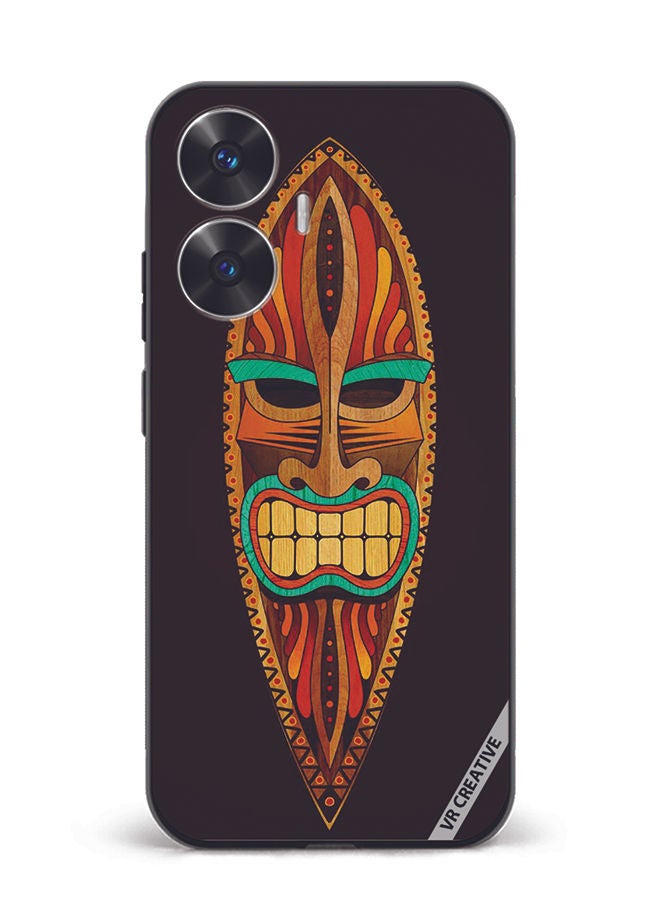 VR CREATIVE Protective Case Cover For Realme C55 Mummy skull Design Multicolour - Image 1