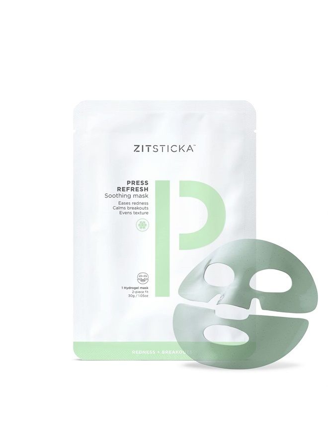 ZITSTICKA قناع ورقي مقشر ومرطب للوجه لتلطيف البشرة المعرضة لحب الشباب (1 عبوة) - Image 1