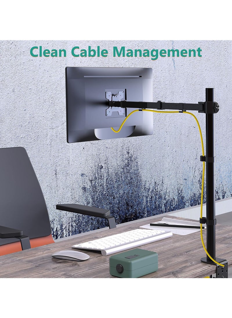Single Monitor Desk Arm 15"-33" Adjustable VESA Holder Z011