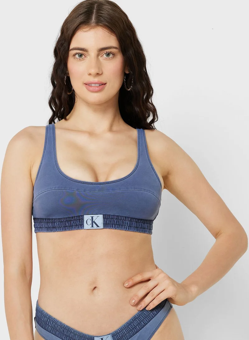CALVIN KLEIN Scoop Neck Bikini Top