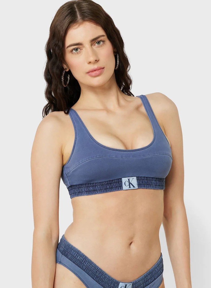 CALVIN KLEIN Scoop Neck Bikini Top