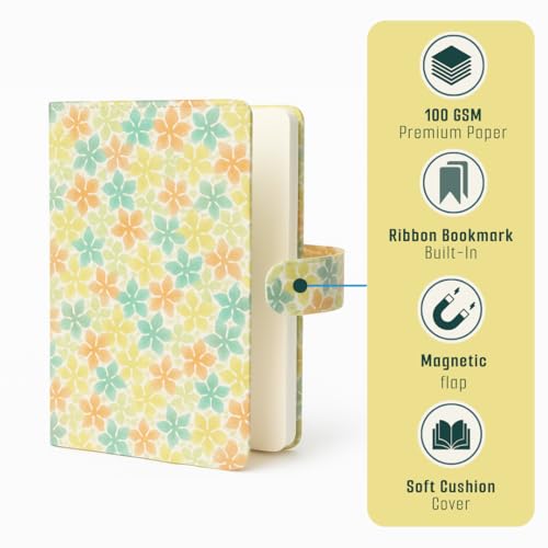 Tresneria Luxury Stationery Gift Set for Women, Journal with Soft Cover, 5 Floral Gel Pens, Acrylic Stand (Pastel Bloom) - Image 3