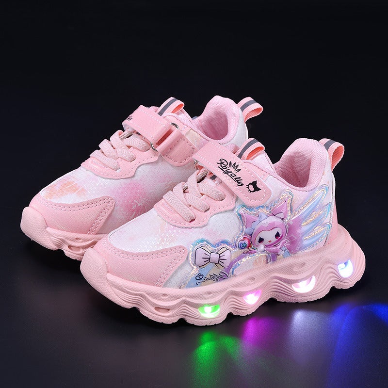 Mesh Sneakers Lightweight Flexible Sole Walking Shoes For Kids Indoor And Outdoor Activities - Image 1
