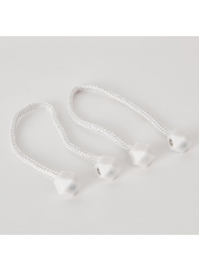 Home Box مجموعة ربط الستائر إميلي المذهلة المكونة من قطعتين - Image 5