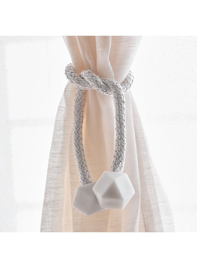 Home Box مجموعة ربط الستائر إميلي المذهلة المكونة من قطعتين - Image 2