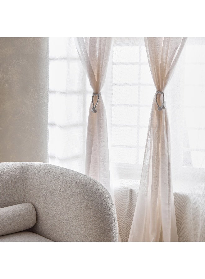 Home Box مجموعة ربط الستائر إميلي المذهلة المكونة من قطعتين - Image 4