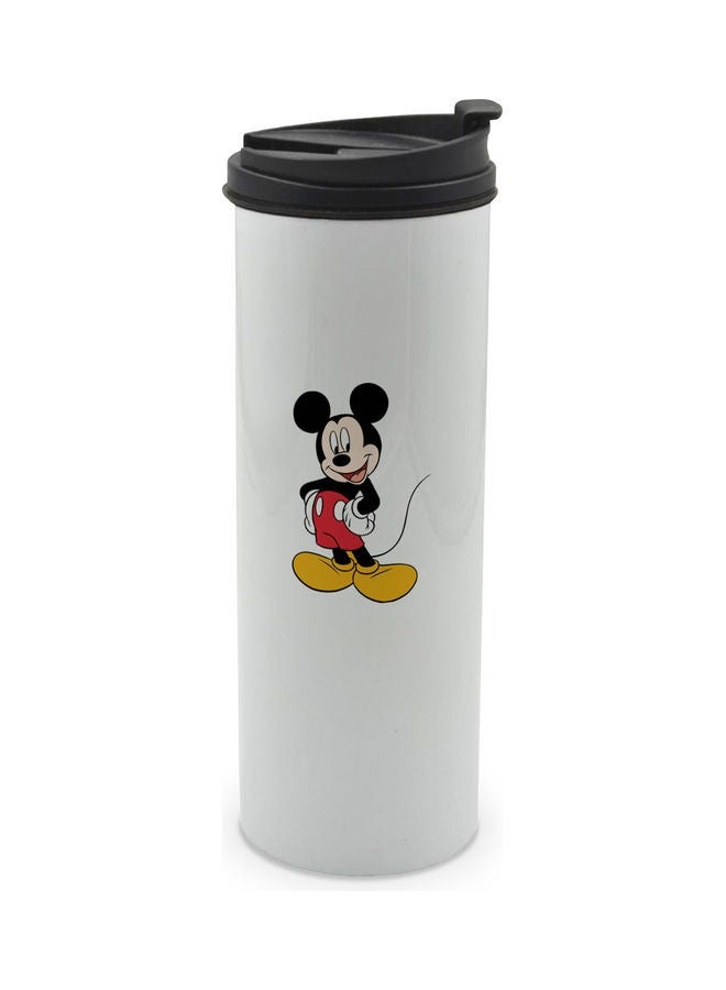 LIT كوب ميكي ماوس الأبيض السعيد مع غطاء - Image 1