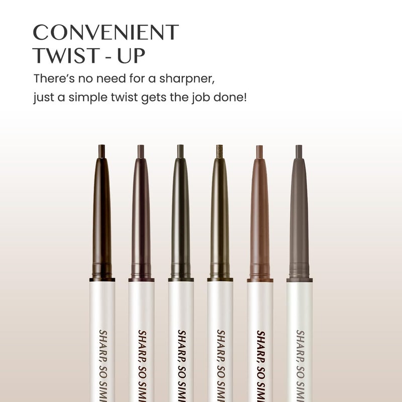 CLIO PROFESSIONAL CLIO Sharp So Simple Waterproof Pencil Liner, Eye Pencil, Rich Hyper-Pigmented Color, Smooth Creamy Application, Long-Wearing Matte Finish (4 Colors) (001 BLACK) - Image 5