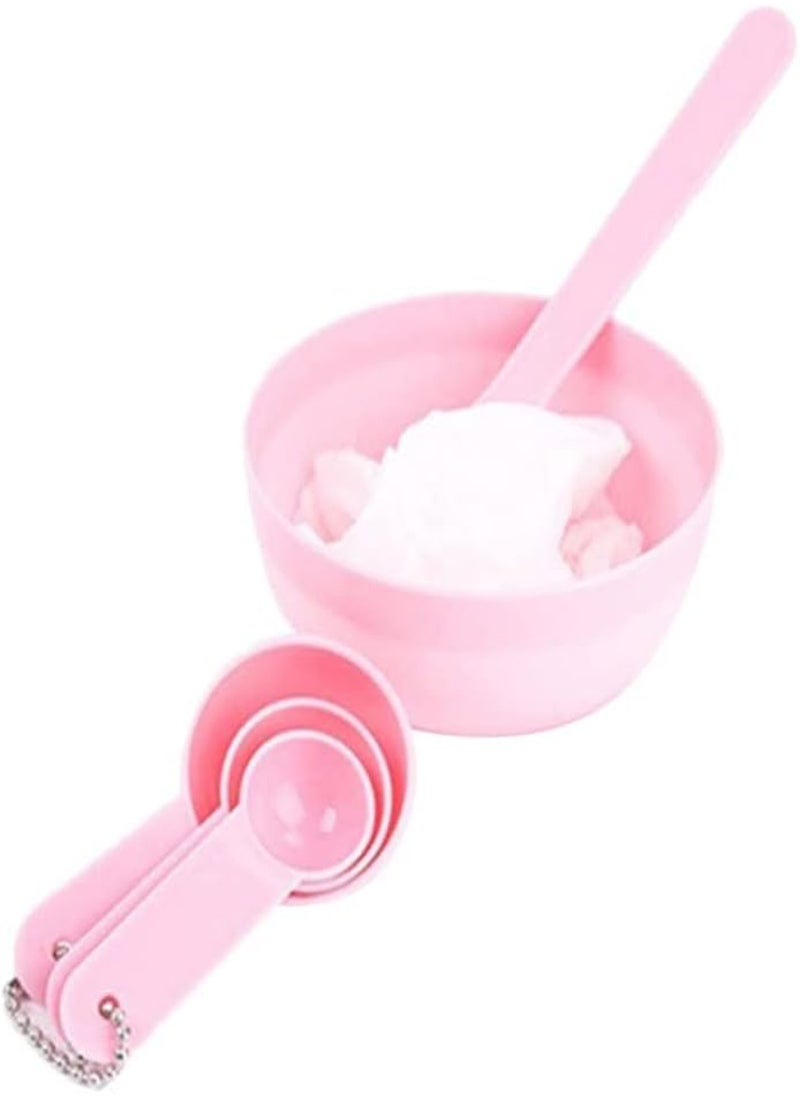 GGOOT - 9 Pcs/Set Face Mask Mixing Bowl Set DIY Facemask Mixing Tool Kit with Bowl Stick Brush Gauge Spoon (Pink), Face Mask Mixing Bowl Set, Face Mask Mixing Bowl Kit, DIY Facemask Mixing Tool Set, DIY - Image 1