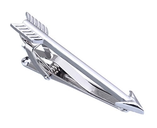 Salutto Tie Bar Mens Tie Clip Shirt Tie Bar Clip Arrow Shape - Image 1