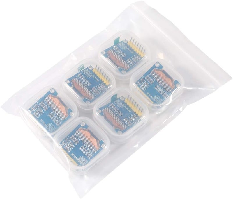 UMLIFE 096 7 Pin SPI 128x64 OLED Display Module 6PCS 096 Inch SSD1306 LCD Display Module 12864 Characters DC35V for 51 STM32 for Arduino  - Image 5