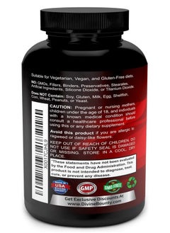 Divine Bounty D-Mannose Capsules - 600mg D Mannose Powder per Capsule with Cranberry and Dandelion Extract to Support Normal Urinary Tract Health - 120 Veggie Capsules  - Image 3