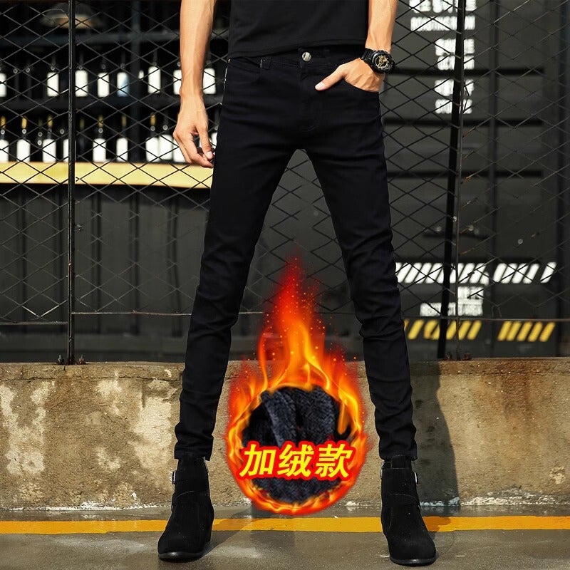 Unisex Classic Denim Jeans Loose Fit Daily Outdoor Wear - Image 1