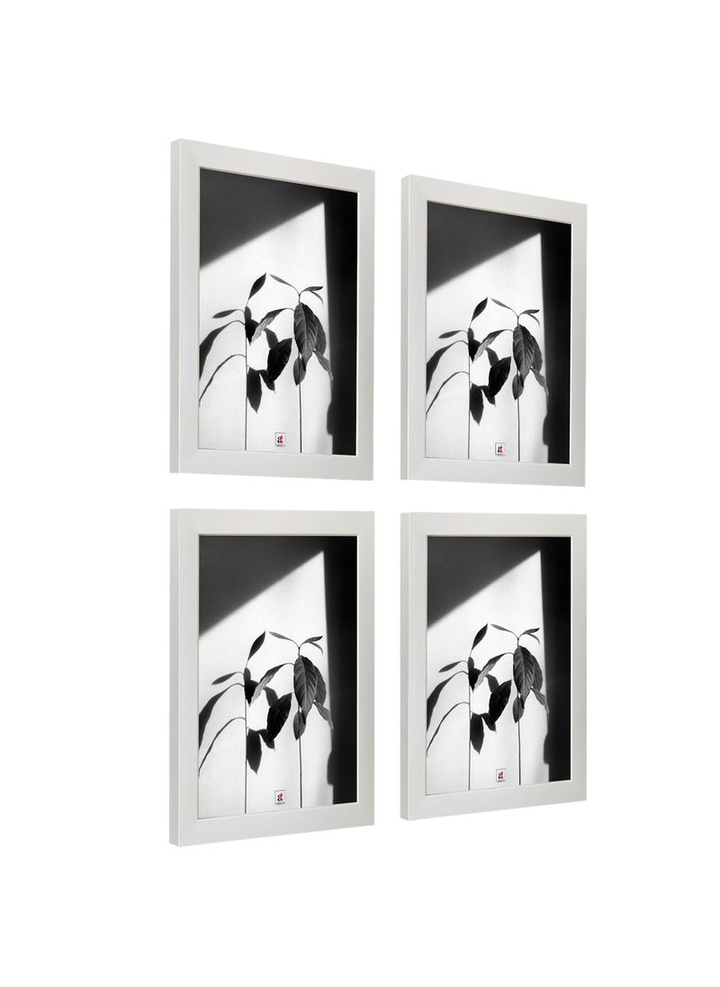 Art Street Art Street A4 Size Certificate, Document Photo frames Set of 4 For Home Decoration, Living Room, Office Decoration (White, Size: 8" x 12")  - Image 3
