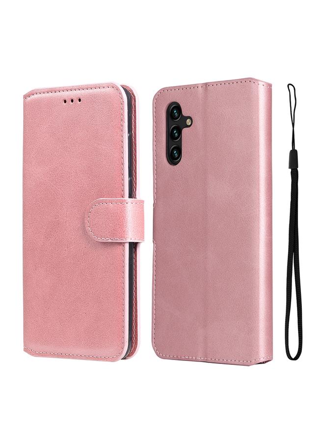 The Bros Case For Samsung Galaxy A13 5G Calf Texture Leather Phone Case