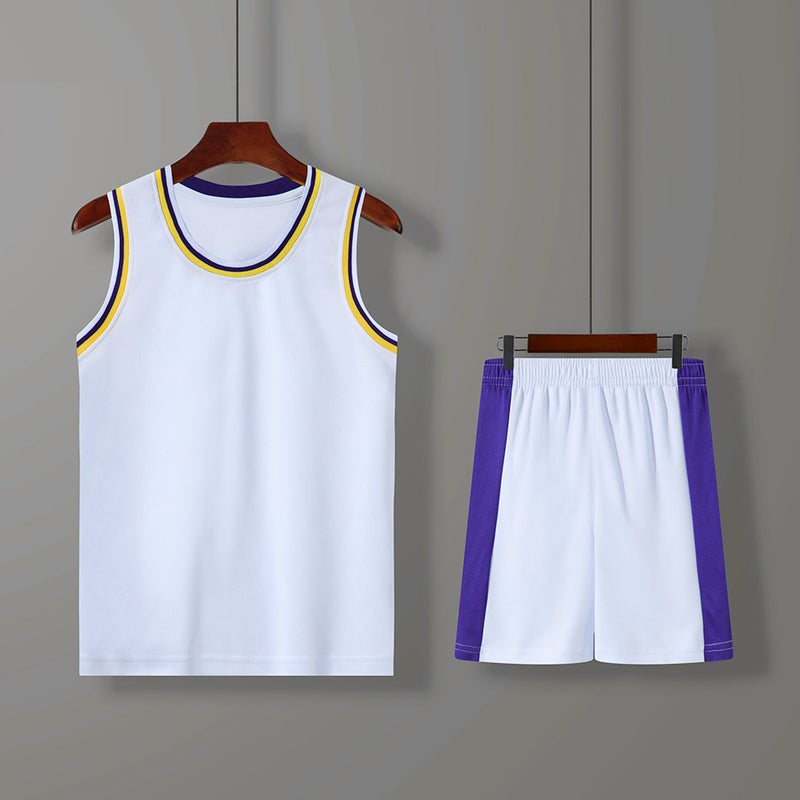 Basketball Clothing Suit High-Resistant Men'S Quick-Drying Sports Clothing Children'S Training Clothing Group Purchase No. 24 Jersey - Image 1