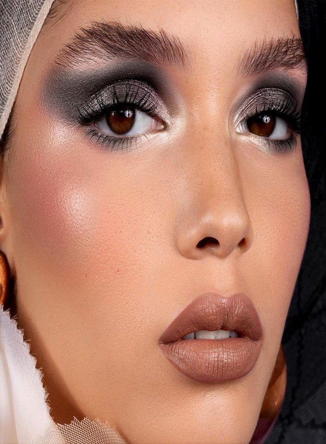 بوبين ظلال عيون بوبين ثنائية اللون، علبة ظلال عيون لامعة ثنائية اللون محمولة، ظلال عيون بودرة عالية الصبغة، مقاومة للماء وذات ملمس ناعم، تدوم طويلاً لمكياج العيون - Image 5