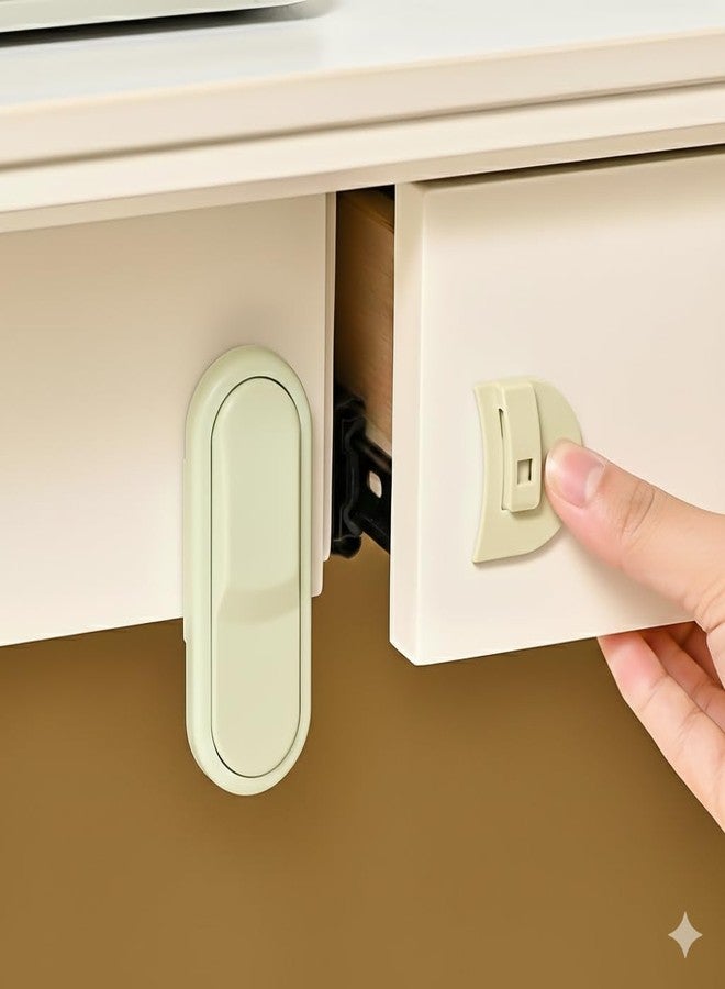 ClickFit Child Safety Cabinet Locks for Babies & Toddlers | Baby Proofing Safety Lock - No Drill Adhesive for Doors, Drawers, Cupboards, Fridge & Toilet Seat | Strong Child Lock for Home Safety (6, Standard) - Image 3