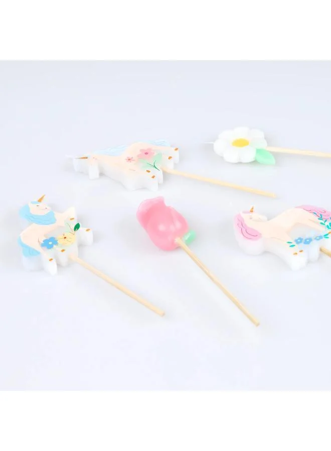 Meri Meri Meadow Unicorns Candles