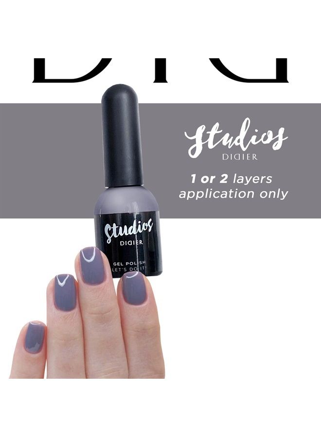 Didier Lab - Studios Gel Polish Let's do it! - Professional Manicure Pedicure Products - Rich Pigment for Complete Nail Coverage - Flawless Shine -Suitable for Beginners - For UV Lamp - Gift for Women - Image 5