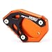 Mokiton Motorcycle Side Stand Extension Kickstand Plate Compatible With 890 AdventureR 2021 2022 2023 2024 2025 Foot Pad Support 890 ADV 890ADV 890ADVENTURE Accessories black1 - Image 2