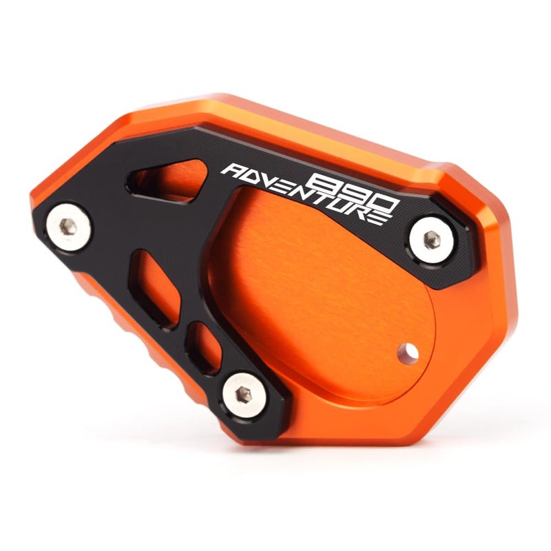Mokiton Motorcycle Side Stand Extension Kickstand Plate Compatible With 890 AdventureR 2021 2022 2023 2024 2025 Foot Pad Support 890 ADV 890ADV 890ADVENTURE Accessories black1 - Image 3