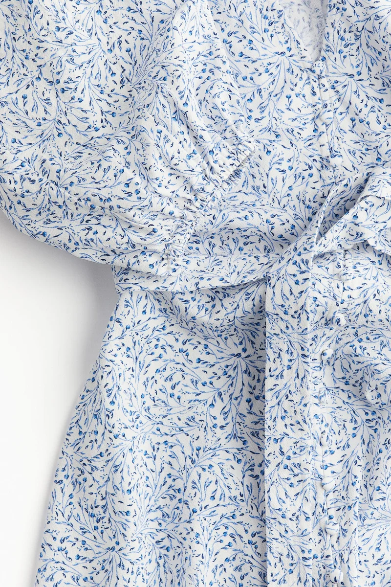 H&M Tie-belt cotton dress