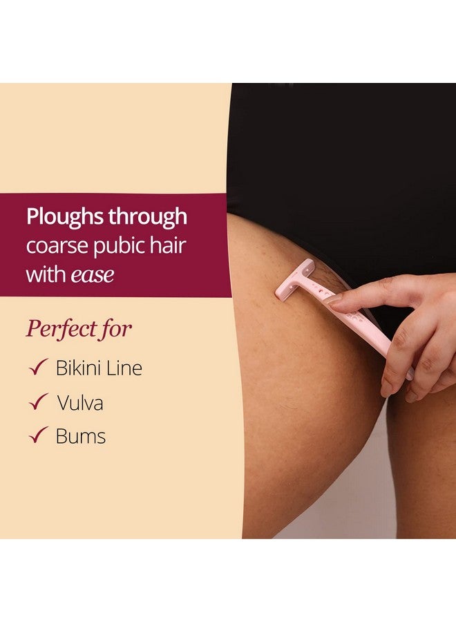 CARMESI Bikini Razor For Women | For Irritationfree Shaving Of Bikini Line | Japanese Nanoprecision Blade & Safety Comb | No Cuts | Safe & Hygienic | Pack Of 1 - Image 2