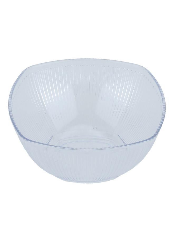 Alsaif Plastic Serving Plate 12.5X12.5X6 Cm 400 Ml Clear - Image 2