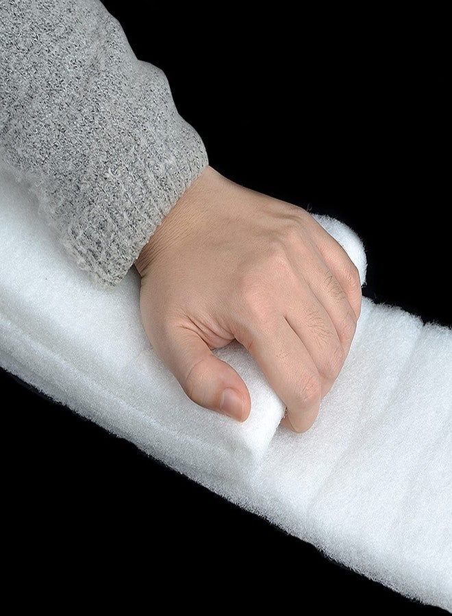 Bilindasly Aquarium Filter Sponge Foam Pad Biochemical Cotton Filter Foam Sponge Media Roll Pad Cut to Fit Aquarium Filter Fish Tank, Reticulated Small Pore 39.4"x 4.7" x 1.2" White - Image 3