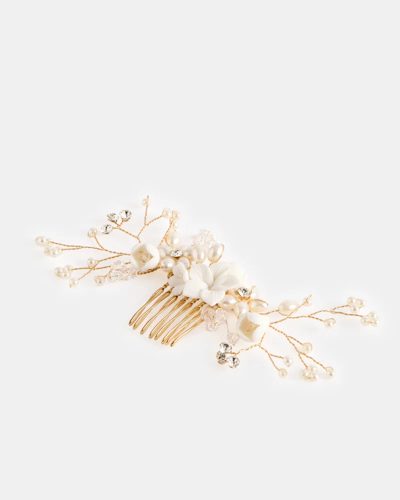 ردتاغ Girls Gold Hair Clip