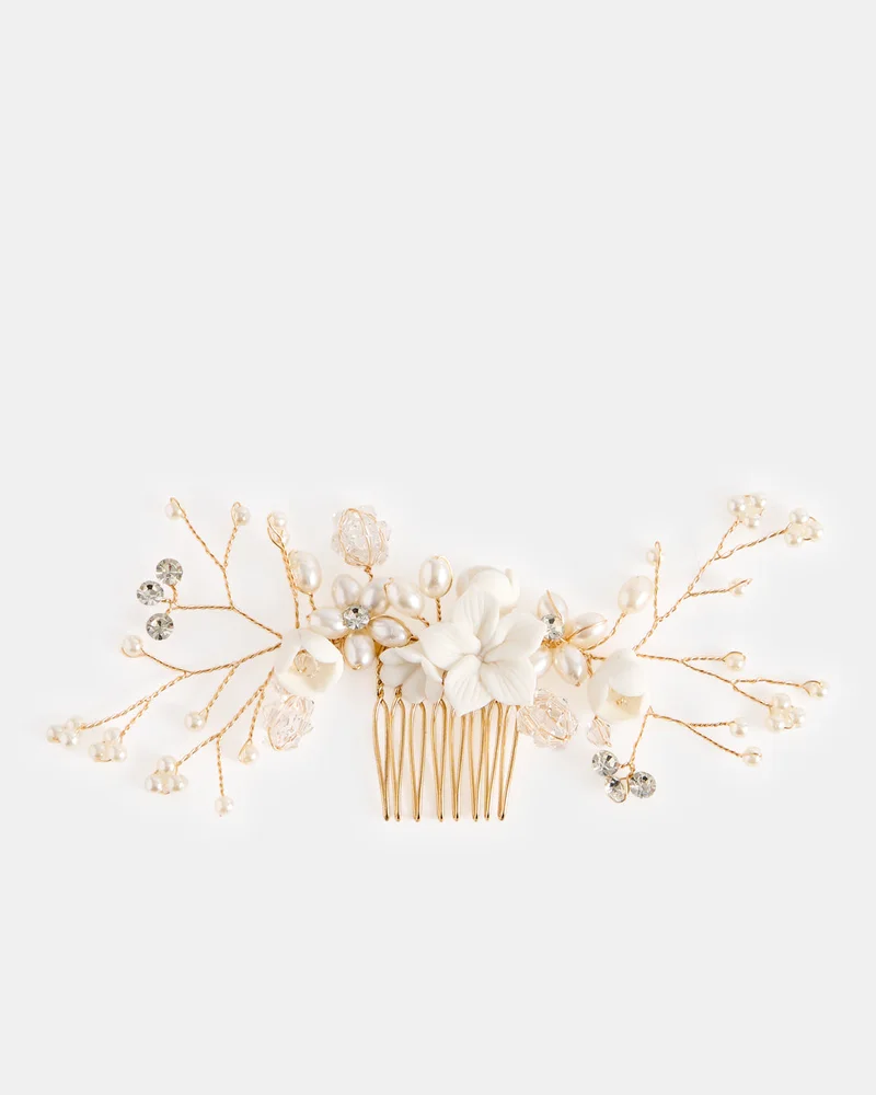 ردتاغ Girls Gold Hair Clip