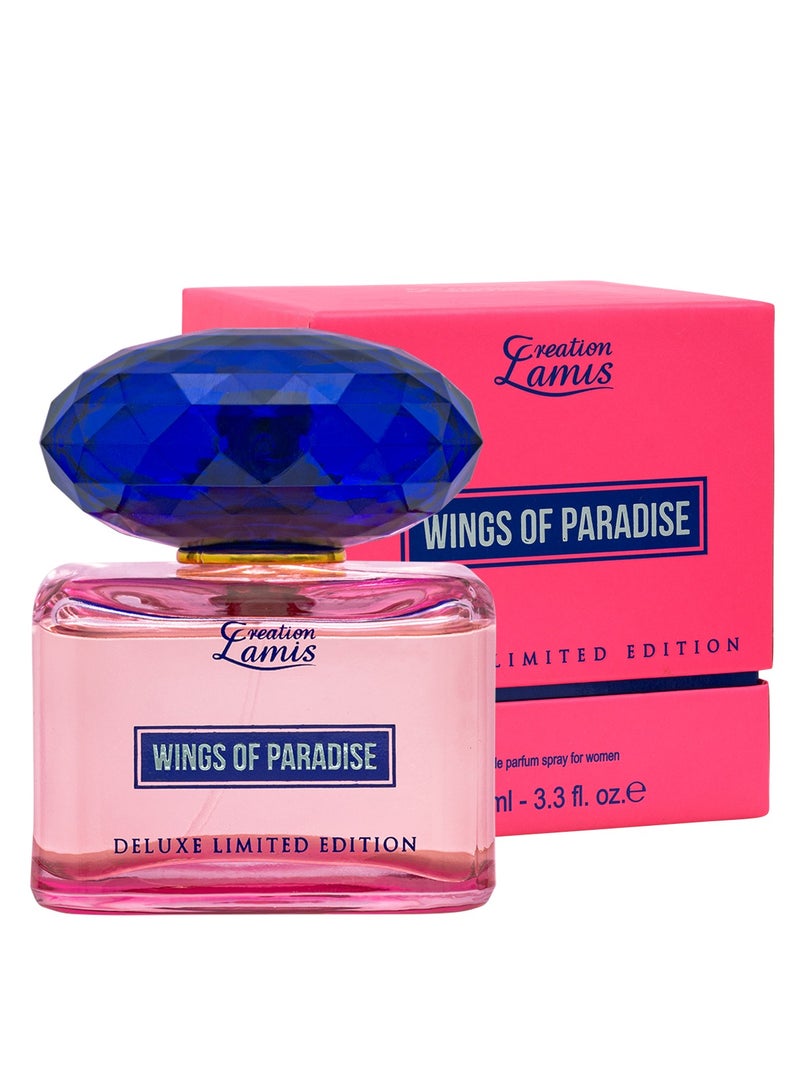 Creation Lamis عطر أجنحة الجنة للنساء 100 مل وعطر كريشن لاميس ديلوكس للجميع بخاخ ماء تواليت للرجال والنساء 100 مل (حزمة كومبو) - Image 2