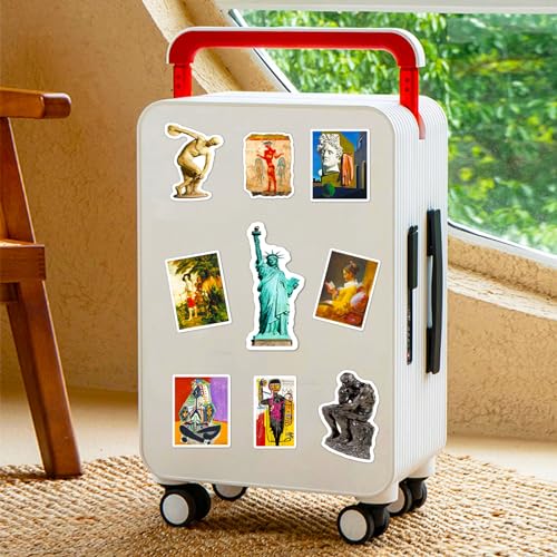 DothRayan Retro Famous Art Painting Stickers Pack, 100 Pcs Vinyl Waterproof Vincent Van Gogh Oil Painting Style Stickers for Laptop Phone Water Bottles Lovely Gift to Friends Artist Decals - Image 5