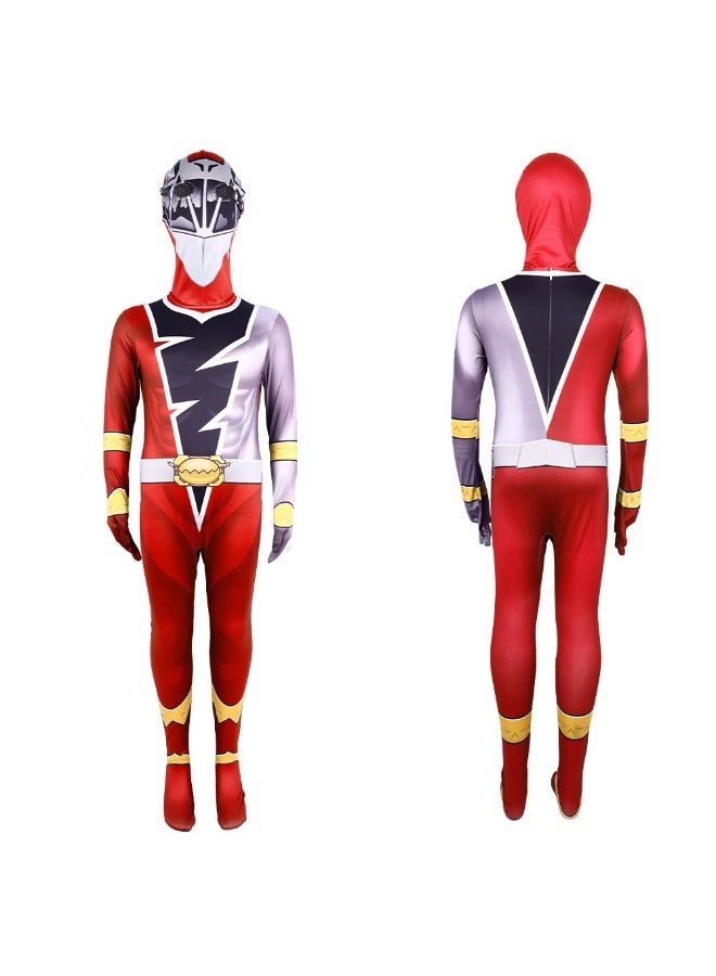 NIBEMINENT Halloween costume, tight one-piece suit, Knight Dragon Battle Team, dragon costume player - Image 1