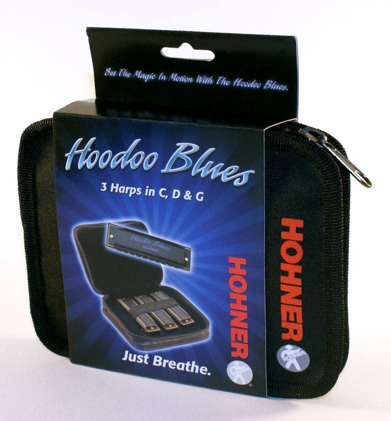 Hohner HBP Hoodoo Blues Harmonica - 3-Pack - Image 1