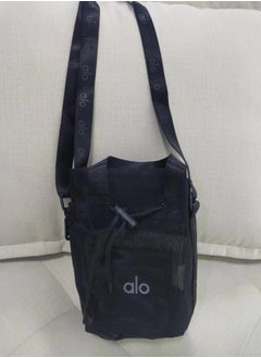 Alo Yoga alo yoga Crossbody Bucket Bag Black Casual Tote Portable outdoor shopping transparent storage bag  - Image 5
